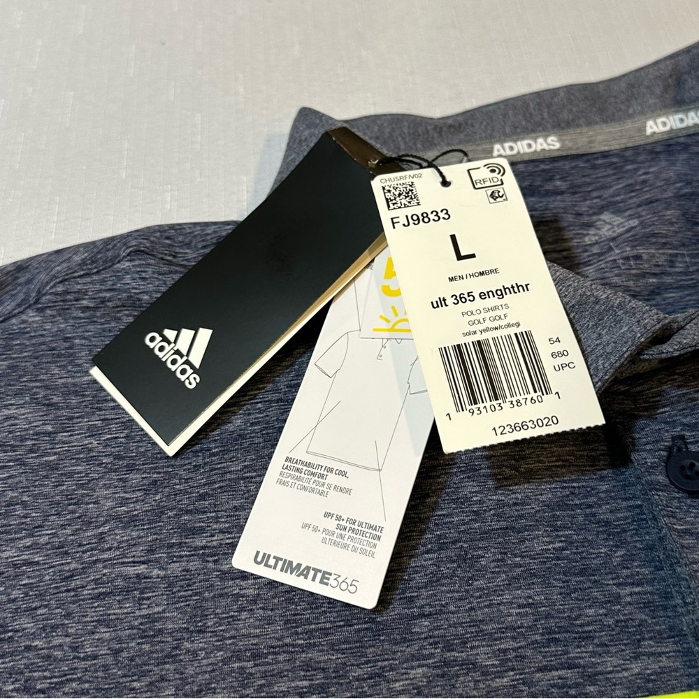 Adidas Ultimate365 Golf Polo NWT Size Large - Picture 3 of 11